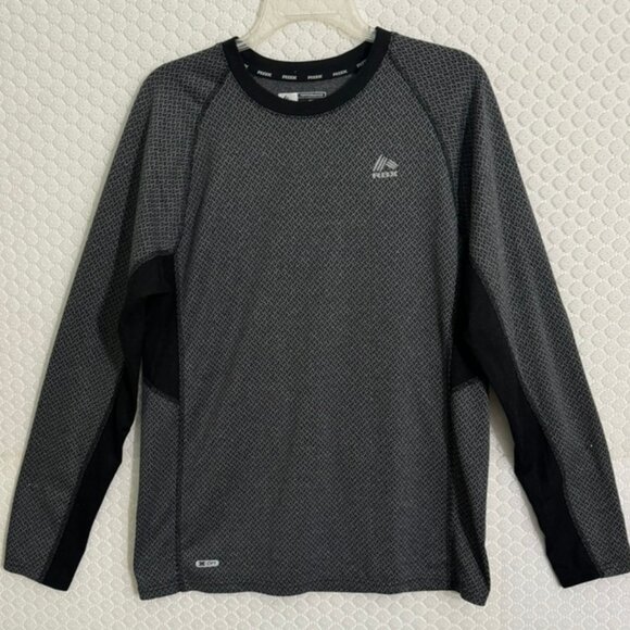 RBX Performance Dri-Fit Long Sleeve Black/Gray Pullover Top Size M VG - Picture 1 of 6